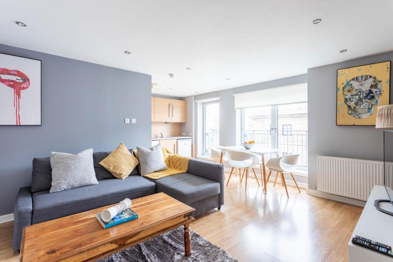 Merchant City Modern 1 Bed Executive Flat Glasgow Bagian luar foto