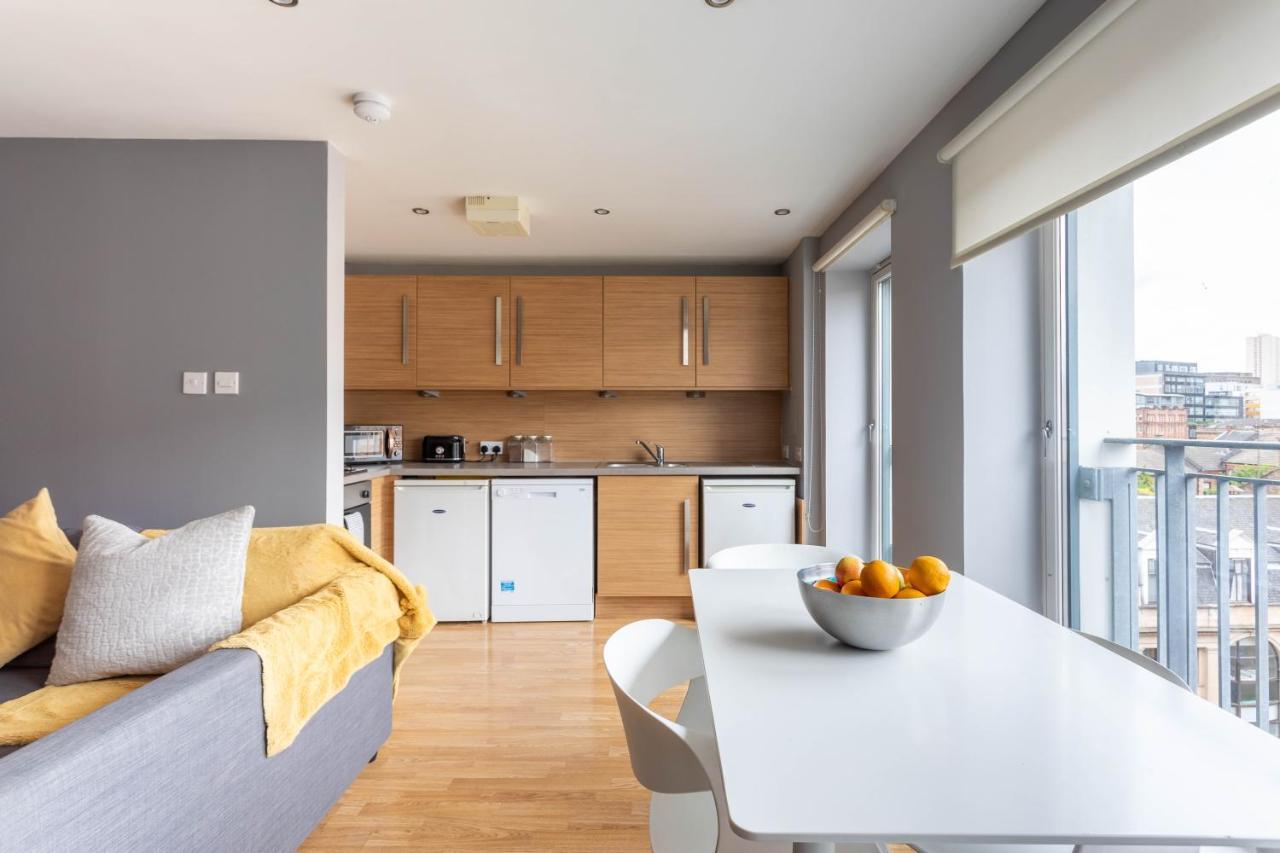Merchant City Modern 1 Bed Executive Flat Glasgow Bagian luar foto