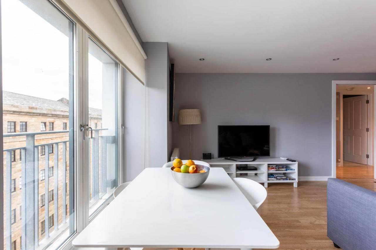 Merchant City Modern 1 Bed Executive Flat Glasgow Bagian luar foto