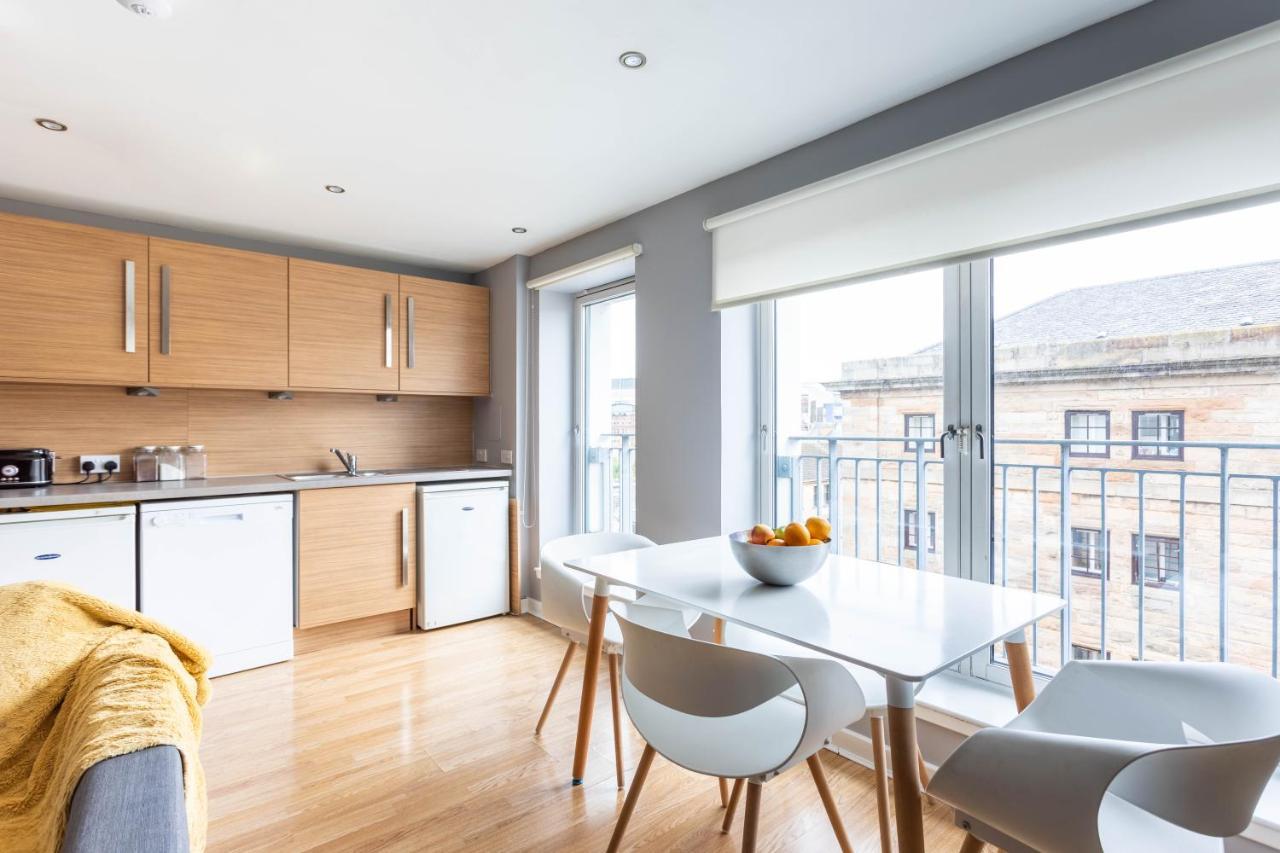 Merchant City Modern 1 Bed Executive Flat Glasgow Bagian luar foto